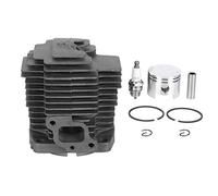 Atyhao Kit Assemblaggio Pistone Cilindro, Lega di Zinco Parti di Tagliaerba Adatto per Th48 Kbh48A Ha048J, da Taglio da 44 Mm per Il Taglio del Cemento