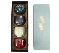 Atyhao Set da tè Kung Fu in ceramica cinese Articoli da tè Bicchieri Bicchieri da tè Bicchieri classici in ceramica Tiny Slim Piccolo artigianale tradizionale(#1)