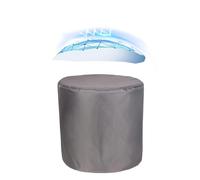 ATYUJKB Impermeabile Copertura per Mobili da Giardino 150x110cm, 420D Copritavolo da Esterno Rotonda, Grande Copritavolo Telone Impermeabile, Telo Copri Tavolo Giardino Rotonda