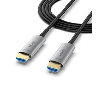 ATZEBE Cavo HDMI in fibra ottica, supporto cavo HDMI 4K@60Hz, 4:4:4/4:2:2/4:2:0, HDR, Dolby Vision, HDCP 2.2, ARC, 3D, alta velocità 18Gbps 60ft