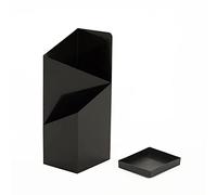 AtZOtOYZJ Portaombrelli verticale Supporto for ombrellone, portaombrelli da interno, for ombrello con bastoncini da passeggio, con vassoio antigoccia in metallo, 20*25*60 cm/rosso ( Color : Black )