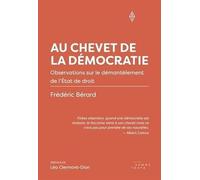Au chevet de la démocratie. Observations sur le démantèlement de