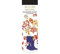 Au fil des saisons: 50 marque-pages à colorier