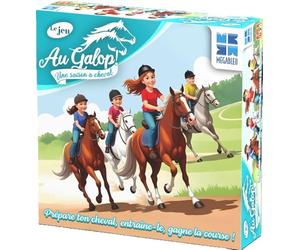 Au Gallop - Gioco da tavolo - MEGABLEU - Prepara il tuo cavallo, addestralo, vinci la gara!