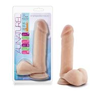 AU NATUREL 8INCH SENSA FEEL DILDO BEIGE