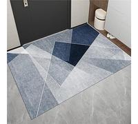 AU-OZNER tappeto bagno Moquette blu, moquette antifatica di alta qualità facile da posare e facile da puliretappeto per salotto,blu,120x160 cm