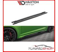 AU-RS5-2F-C-SD1G SPLITTER MINIGONNE LATERALI Audi RS5 Coup? F5 Facelift Maxton