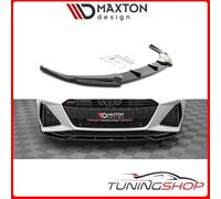 AU-RS6-C8-FD1G SPLITTER LAMA ANTERIORE V.1 Audi RS6 C8 / RS7 C8 Maxton