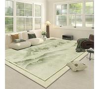AU-SHTANG tappeto bambini gioco Tappeto verde tenero, tappeto arredo casa divano antibatterico antiscivolotappeto peloso,verde tenero,140x200 cm