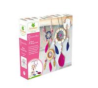 Au SYCOMORE Cre1031 - Kit per il tempo libero creativo per bambini, 3 gioielli a forma di acchiappasogni, collezione Dream Box da 7 anni