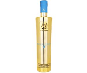 Au Vodka al gusto Blue Raspberry bottiglia da 70cl.