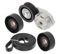 AU04-38382 Kit di montaggio puleggia tenditrice cinghia di trasmissione compatibile con Dodge Ram 1500 2500 3500 2003-2008 - Adatto a 53032130AA 53032130AC 38058