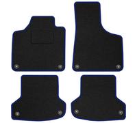 AU07-1 Set Tappetini Velluto STREAK Blu per Audi A3 8P 2003-2013 adatto anche a