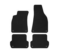 AU09-1 Set Tappetini Velluto Premium Pelle Blu per Audi A4 B6 2000-2006 tappeto