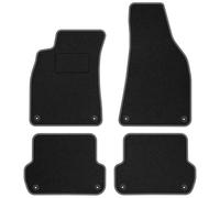 AU09-1 Set Tappetini Velluto STREAK Bianco per Audi A4 B6 2000-2006 tappeto morb