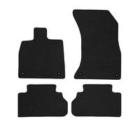 AU40-1 Set Tappetini Velluto Premium Pelle Nera per Audi Q5 II dal 2016 tappeto