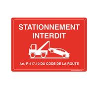 AUA SIGNALETIQUE 202043-AI-p-150x210 Pannello, Rosso, 490 x 350 mm