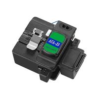 AUA-X5 Fiber Cleaver FTTH Cold Hot Melt Connection Coltello for il taglio dei cavi in fibra ottica 16 Lama frontale Compatto e portatile(Black AUA-X5)