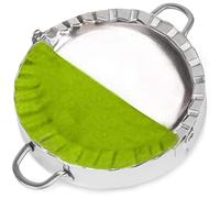 AUAM - Stampo per ravioli in acciaio inox, stampo per ravioli e ravioli, stampo Wonton, strumento facile per realizzare ravioli, stampi per pasta e pasticceria (extra large 15,2 cm)