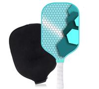 Auaozo Set di 2 palette da pickleball, leggere USAPA T300 in fibra di vetro in fibra di carbonio, impugnatura antiscivolo, palline per interni ed esterni e borsa per il trasporto, per uomini, donne e