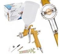 Auarita LVMP Technology Pistola a Spruzzo W-400 Ugello da 2,5 mm Durevole Capacità 600 ml Per La Verniciatura di Vernici Acriliche E Incolori a Base D'acqua Per Legno