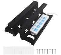 Auauraintt Raccogli Cavi Scrivania, 2 Pezzi Cable Management Desktopper, Canalina Passacavi Senza Forare, Organizer Cavi per Ufficio e Casa