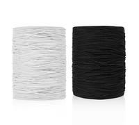 AUAUY 1mm x 100m Filo per Braccialetti, 2Pz Filo Perline Elastico