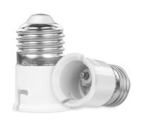AUAUY 2PZ Adattatore Portalampada da E27 a B22 Convertitore, Adattatore Lampadina con Attacco da Edison E27 a Baionetta B22 per Lampadina Alogena LED CFL Incandescente