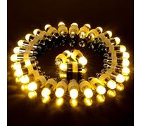 AUAUY 30 Pz LED Palloncini Luci, Luce per Lanterna di Carta, Bianco Caldo