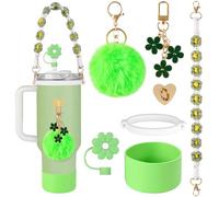 AUAUY Accessori per Stanley Cup, Set da 7 pz, Coppe Non Incluse, Verde