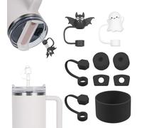 AUAUY Accessori per Stanley Cup, Set da 9 pz, Coppe Non Incluse, Nero