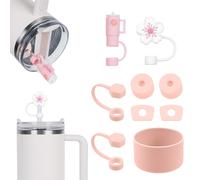 AUAUY Accessori per Stanley Cup, Set da 9 pz, Coppe Non Incluse, Rosa