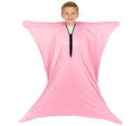 AUAUY Calzino Sensoriale per Bambini, Elasticizzate, Antistress, Rosa-M | Sacco Sensoriale Calmante+Sciarpa in Organza, per Bambini con ADHD, Disturbo Dell'elaborazione Sensoriale e Autismo