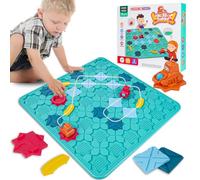 AUAUY Giocattoli per Bambini STEM Labirinto Giochi da Tavolo, Logica Puzzle Labirinto Gioco da Tavolo di Società per Multiplayer e Famiglia, Regali di Compleanno per Ragazzi Ragazze 4-8 Anni