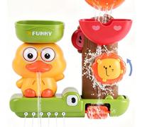 AUAUY Giochi Bagnetto Bambino, con Ventose e Cucchiaio, Anatra