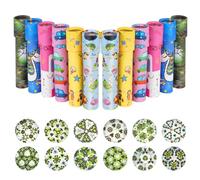 AUAUY Grande Caleidoscopio di Carta Classica, Caleidoscopi Gioco Educativo, 12pz Caleidoscopio Magico, Giocattolo per Feste per Bambini, Regali di Compleanno di Natale per Bambini - Random Color