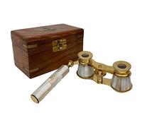 aubaho Binocolo da Opera con Una Scatola di Legno binocolo Vetro da teatro 10cm (a)