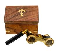 aubaho Binocolo da Opera con Una Scatola di Legno binocolo Vetro da teatro 10cm (e)