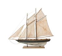 aubaho Modello di Nave Barca a Vela Barca di Legno Nave a Vela Modello 85cm nessun Kit