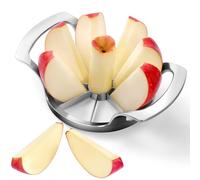 AUBENR Affetta mele extra large da 11,9 cm, con 8 lame, professionale, resistente, in acciaio inox 304, strumento per corer per mele affilato, facile da usare, lavabile in lavastoviglie