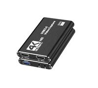 AUBEST Commutatore Video, Scheda di acquisizione video 4K compatibile Loop Out for la registrazione di giochi Streaming live 1080P Grabber MS2131 for PS4/5 Switch