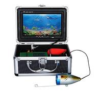 AUBEST Fotocamera da Pesca 20M 7 pollici 1000tvl Kit videocamera for pesca subacquea 12 PCS LED Lampada bianca Luci Video Fish Finder Under Water Fish Camera,Fotocamera per la pesca subacquea