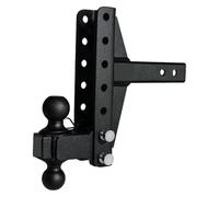 AUBEST Gancio di Traino, Gancio di Traino for carichi Medi Regolabile da 2,0" (capacità 14.000 libbre) con Offset 4" e 6" Discesa/Salita