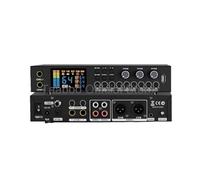 AUBEST Mixer per DJ, 24W 16 Effetti Pre-Effettore Digitale Bluetooth Sound Box DJ Mixer Console Amplificatore Altoparlante di Monitoraggio Wireless(K160 with XLR)