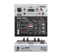 AUBEST Mixer per DJ, DG05 Scheda con interfaccia 24bit 192k con monitoraggio, qualità da Studio, 5.0 BT for PC, Registrazione dal di Chitarra elettrica, Canto
