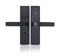 AUBEST Serratura intelligente, APP WiFi Smart Fingerprint Porta serratura, elettronica, Bluetooth Digital App. Blocco della porta senza chiave del codice tastiera(240mm 5050)