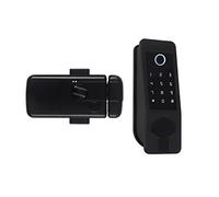 AUBEST Serratura intelligente, Smart Door Lock WiFi Bluetooth Fingeprint Password 13.56MHz M1 Gateway Supporto Servizio di sicurezza Home W6(W6)