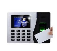 AUBEST Timbratura in Macchina per i dipendenti di Piccole Imprese USB/IP Scheda RFID Riconoscimento biometrico e Impronte digitali Macchina for presenze Time Clcok Registratore di Tempo(Color:K14-IC)
