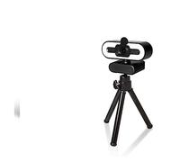 AUBEST Webcam, Webcam 1080P 4K Full HD con luce di riempimento ad anello Laptop PC Computer Trasmissione in diretta Video Web Cam con microfono Telecamere rotanti(4K with Holder)