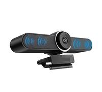 AUBEST Webcam, Webcam EPTZ 4K 8MP con inquadratura automatica Webcam for PC USB con microfoni e altoparlante Zoom digitale 5X Web cam EPTZ 120° FOV(HD1080P Mic Speaker)